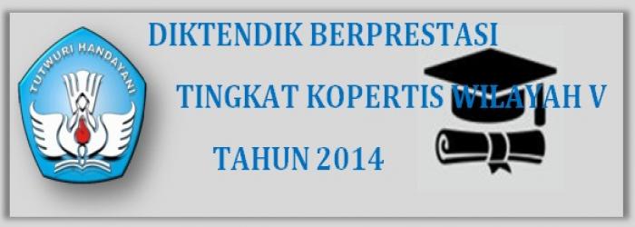 Hasil Pemilihan Diktendik Berprestasi Tingkat Kopertis Wilayah V Tahun 2014