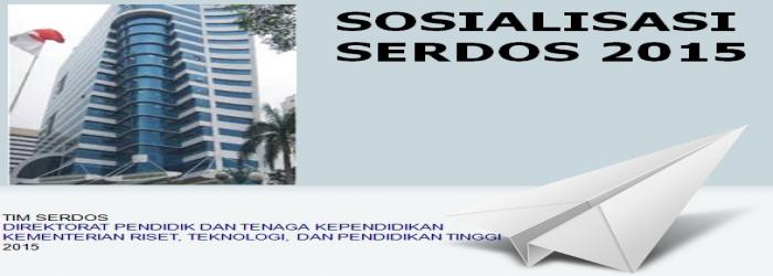Sosialisasi Serdos 2015