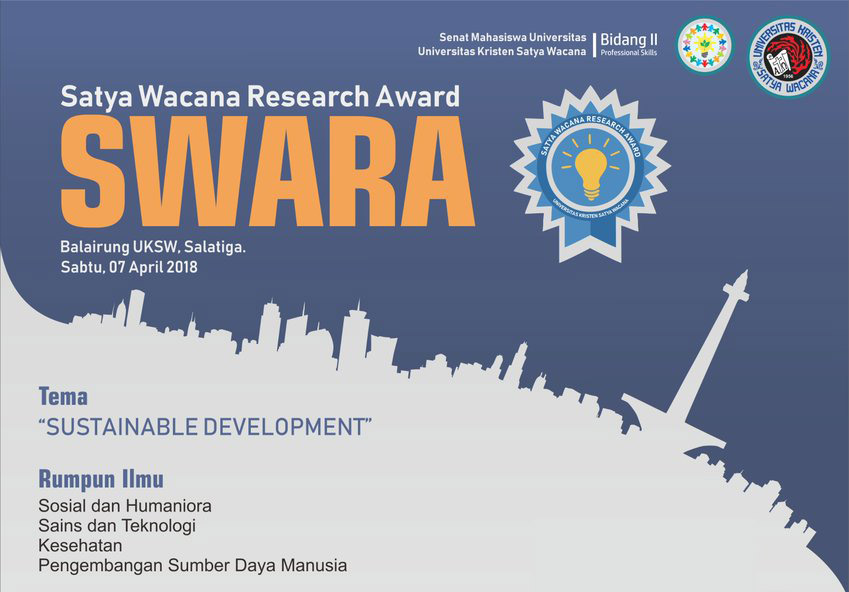 Call For Paper Satya Wacana Research Award (SWARA)