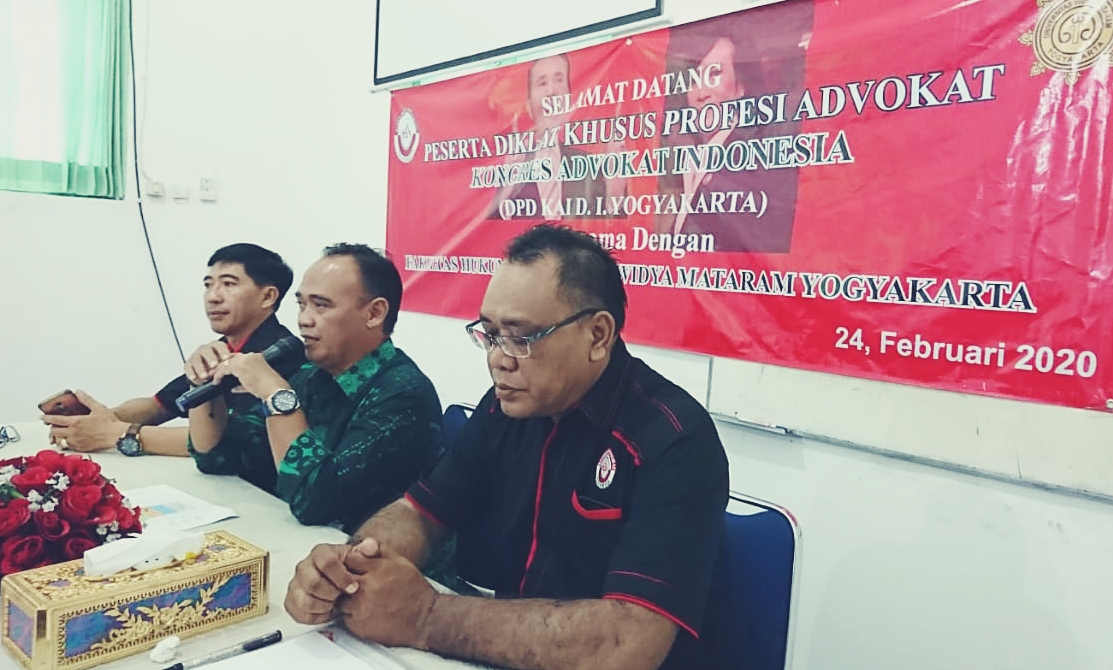 Diklat Khusus Profesi Advokat Angkatan Ke-6 Diselenggarakan FH UWM