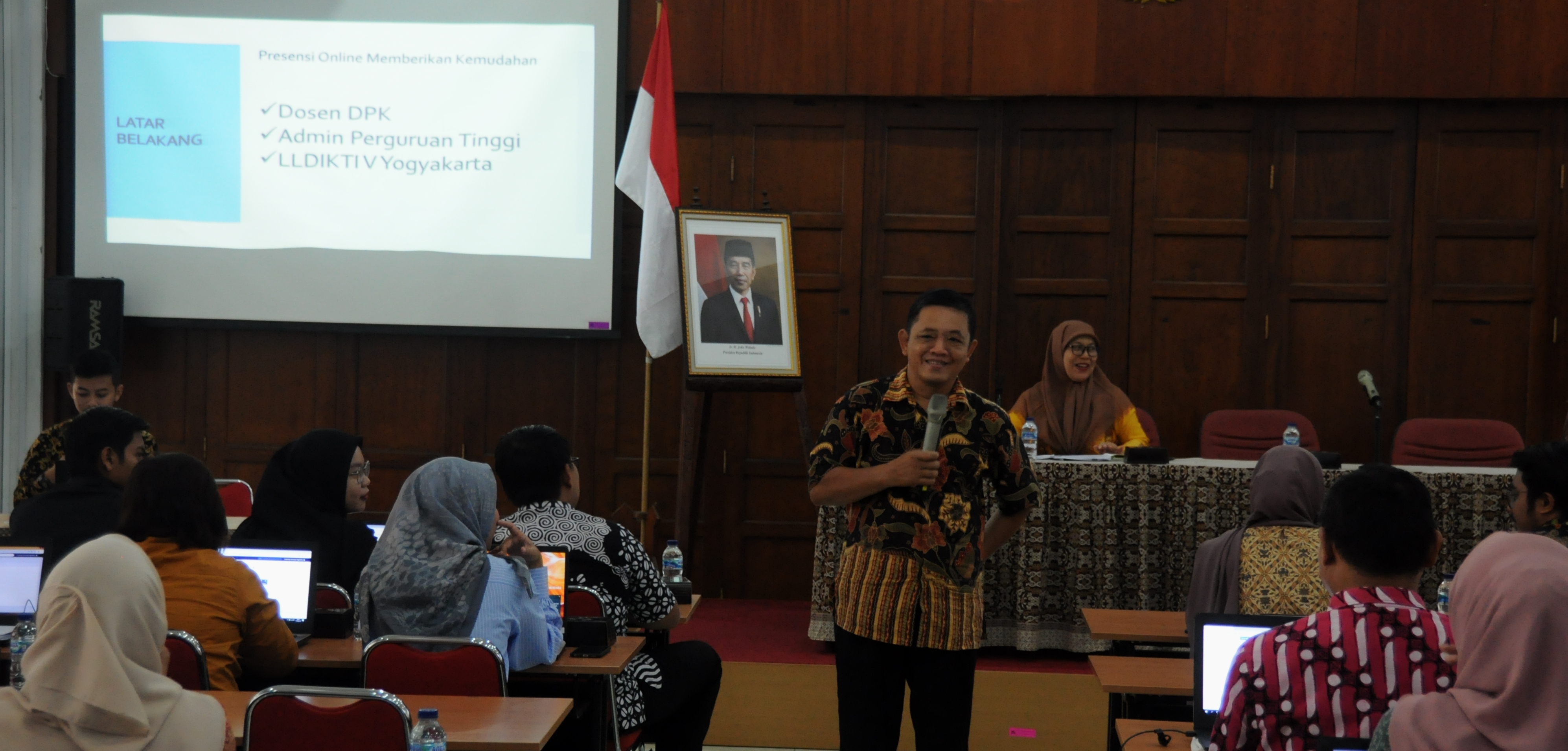 Koordinasi dan Sosialisasi Presensi Online Dosen DPK
