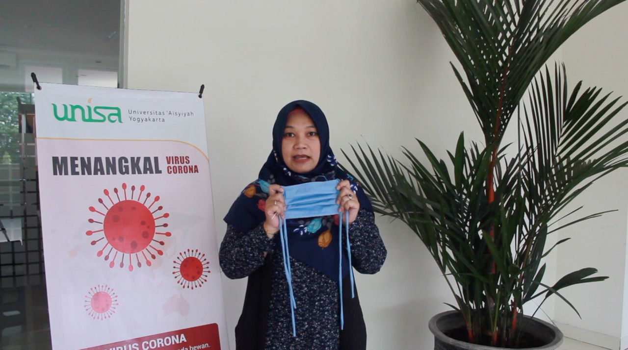 Re-Use  Masker  Inovasi Universitas ‘Aisyiyah Yogyakarta Antisipasi Covid-19