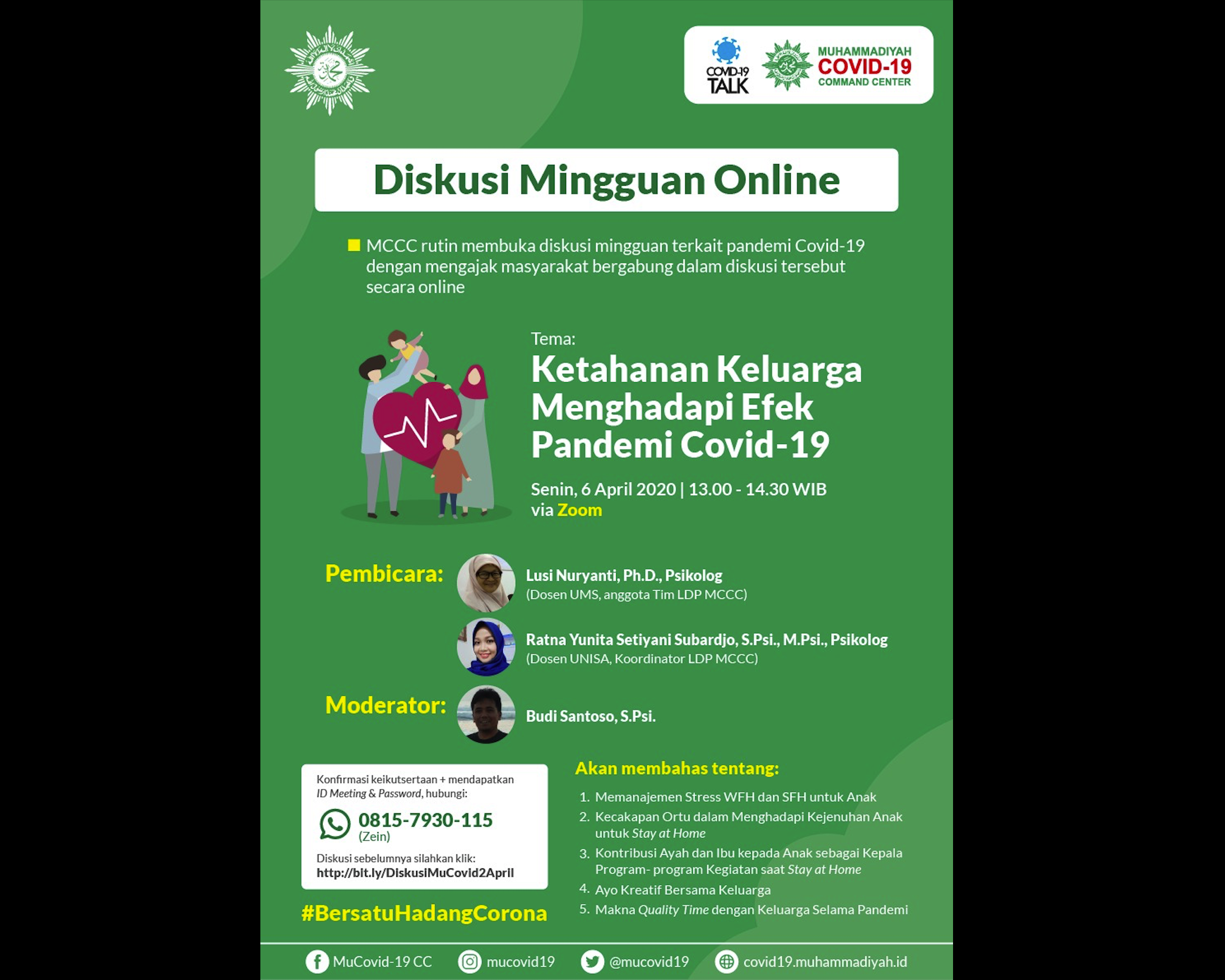Dosen Psikologi UNISA Berkontribusi Dalam Penanganan Covid-19