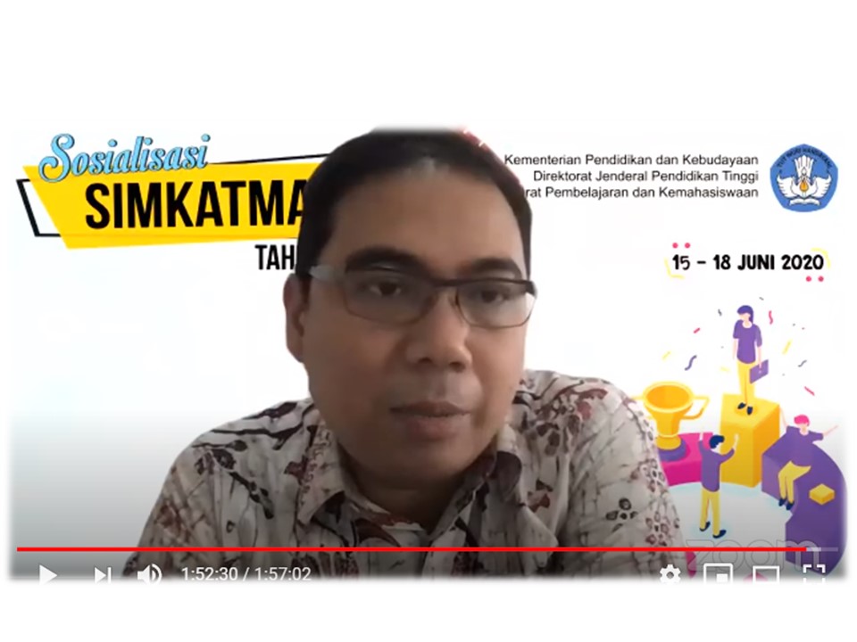 Sosialisasi Program Pemeringkatan Kemahasiswaan (SIMKATMAWA) di wilayah V dan Wilayah IX
