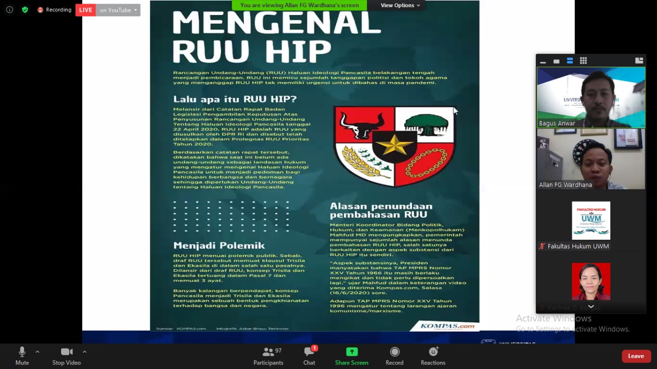 Kelebihan dan Kekurangan Rancangan Undang-Undang Haluan Ideologi Pancasila