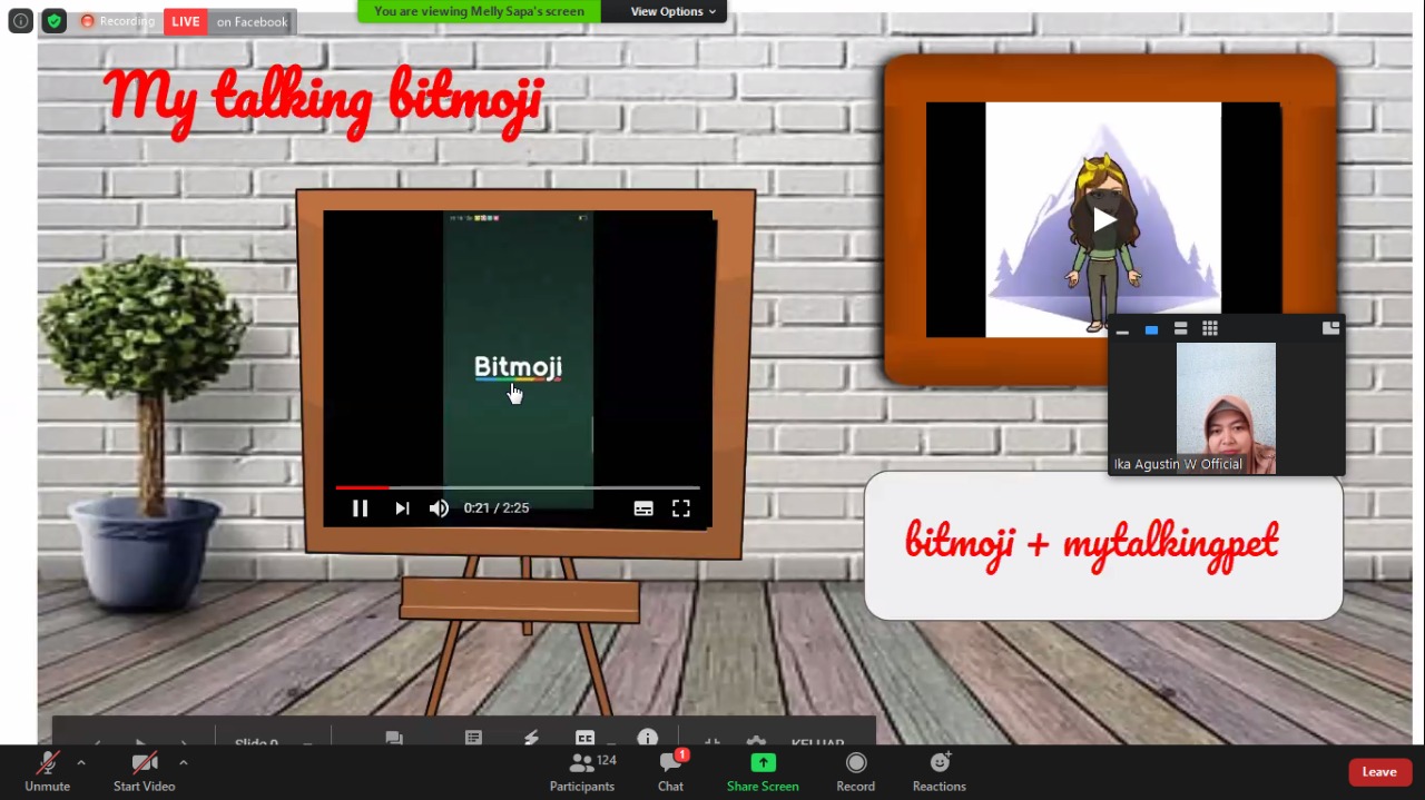 Webinar PBI UMBY  Bertajuk Edustories: Seasoning Your Class with Creative Teach