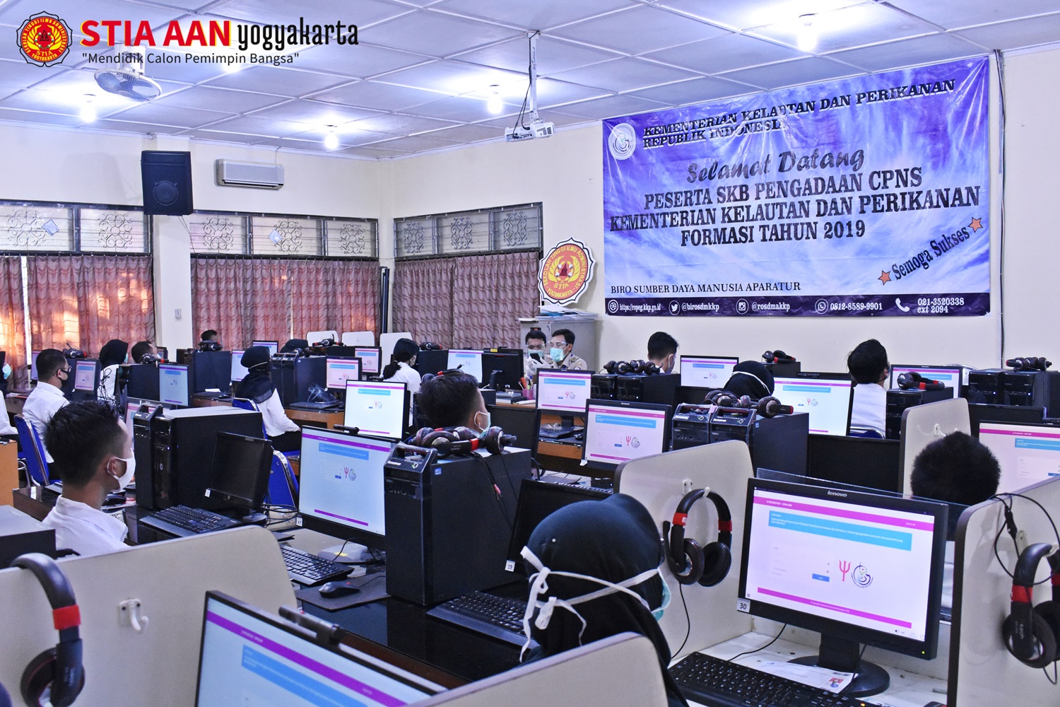 Kerja Sama Kementerian Kelautan dan Perikanan dengan STIA "AAN" dalam Penyelenggaraan Seleksi Kompetensi Bidang CPNS Tahun 2020