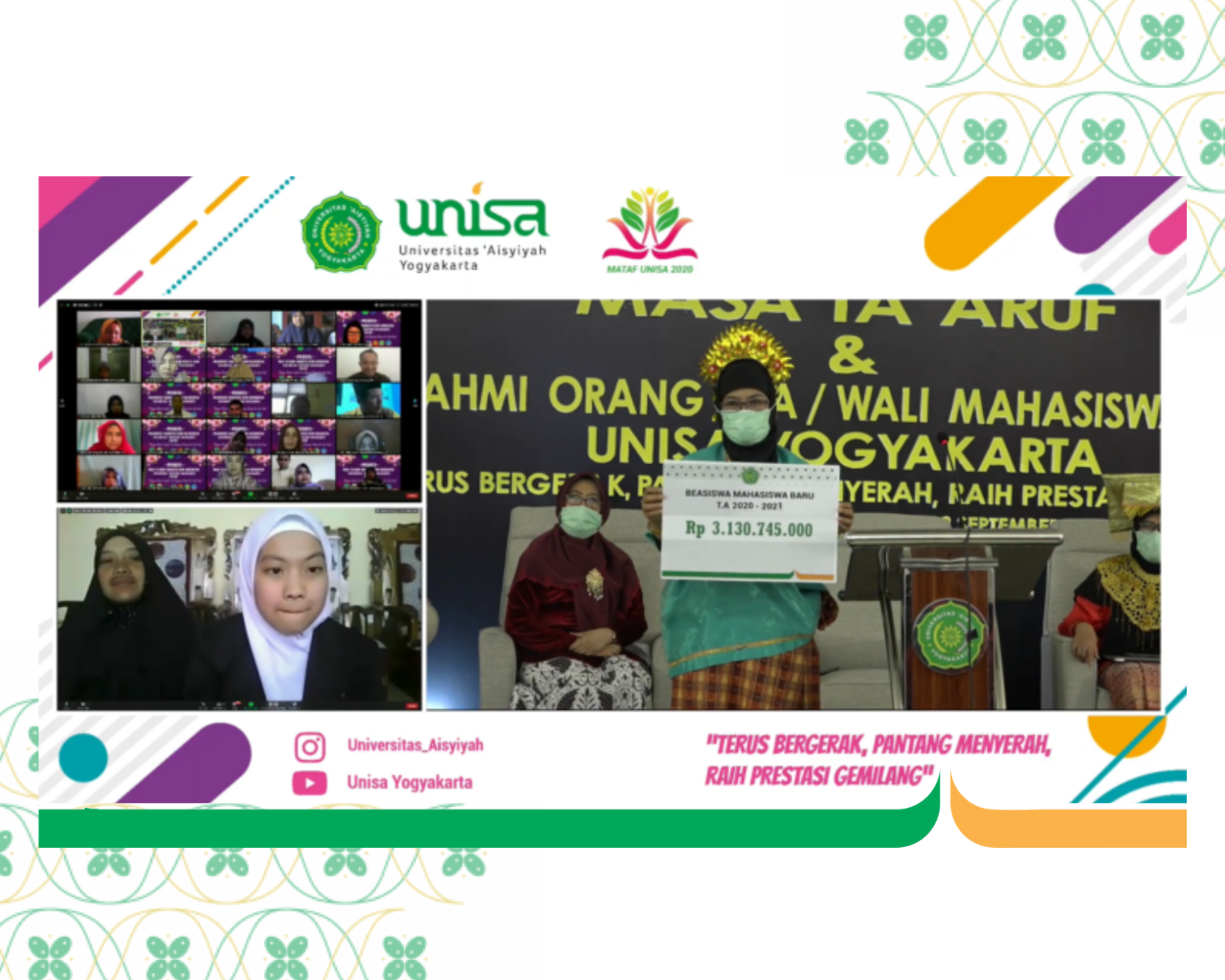 Warna-Warni Indonesia di Pertemuan Wali UNISA Muda