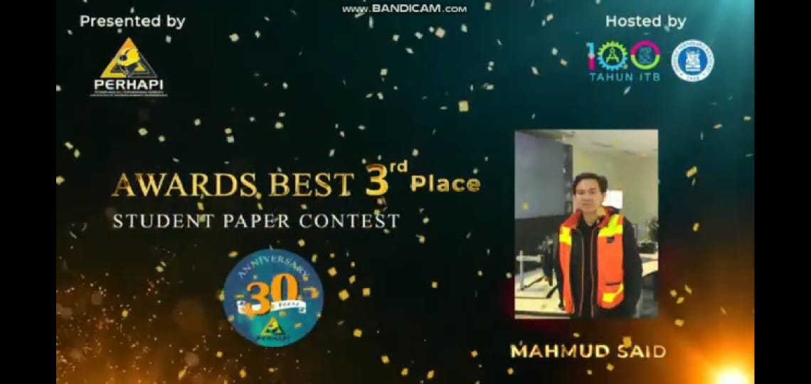 Mahasiswa Pertambangan ITNY Kembali Raih Juara SPC TPT XXIX PERHAPI 2020