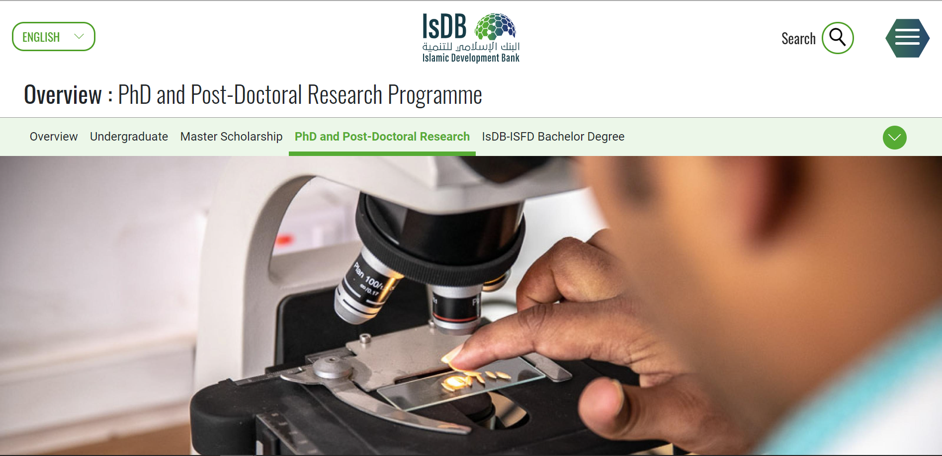 PhD and Post-Doctoral Research Programme