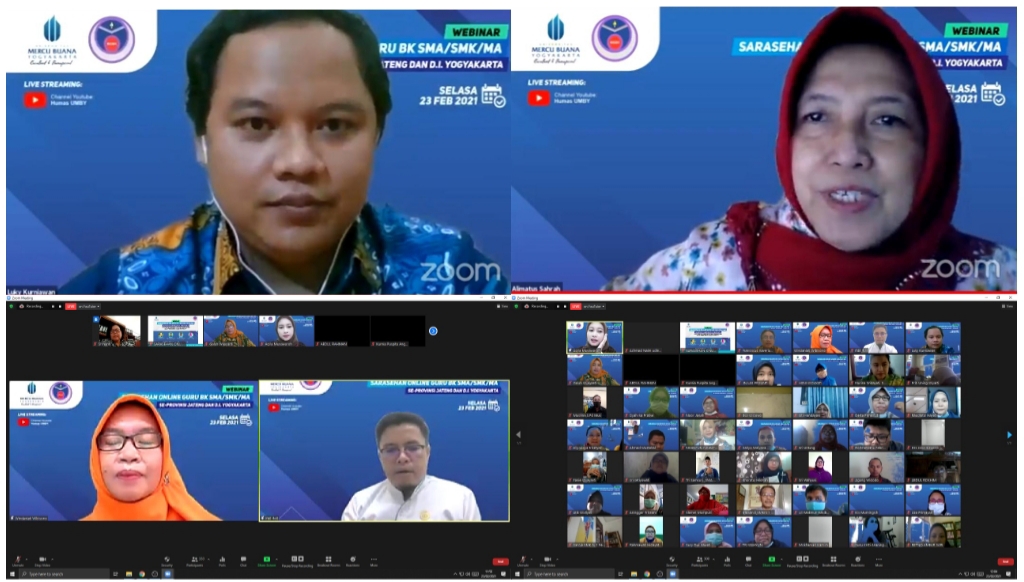 UMBY Gelar Webinar dengan MGBK SMA/SMK/MA se-Provinsi Jateng dan DIY