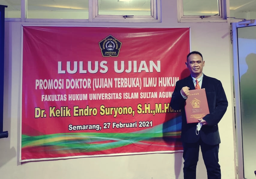 Promosi Doktor, Dosen FH UWM Sumbang Pemikiran Ketatanegaraan