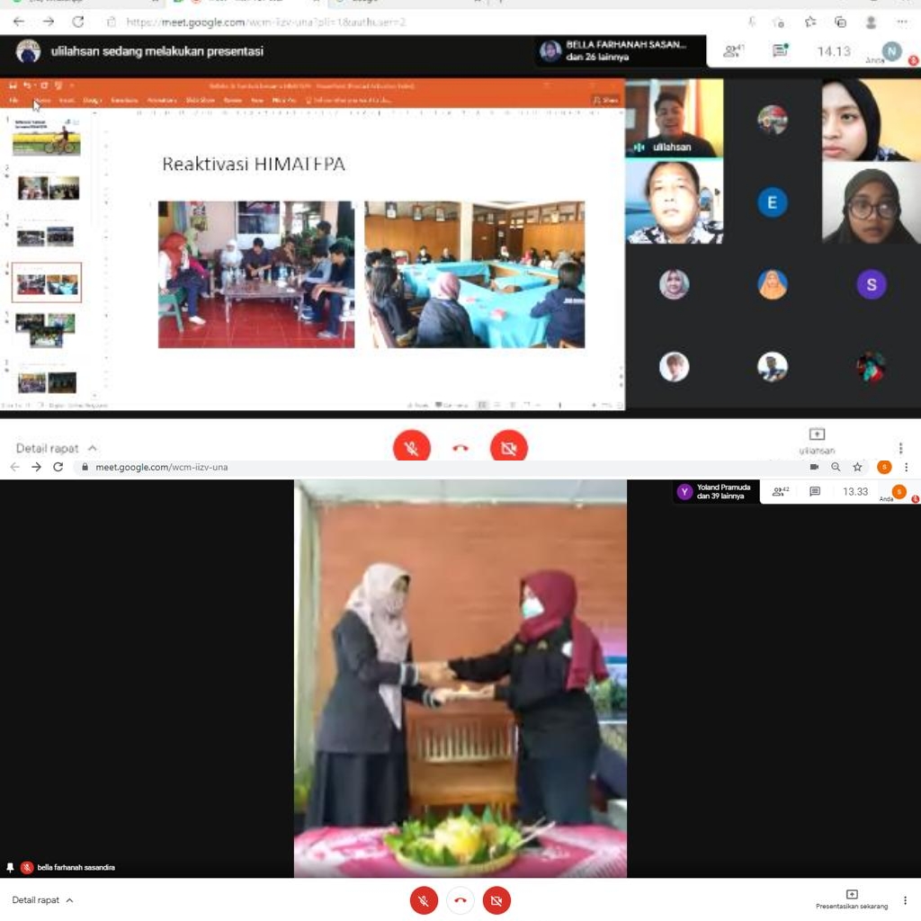 Sharing Session Himatepa “Membangun Mahasiswa yang Selalu Bertumbuh Bersama Organisasi”