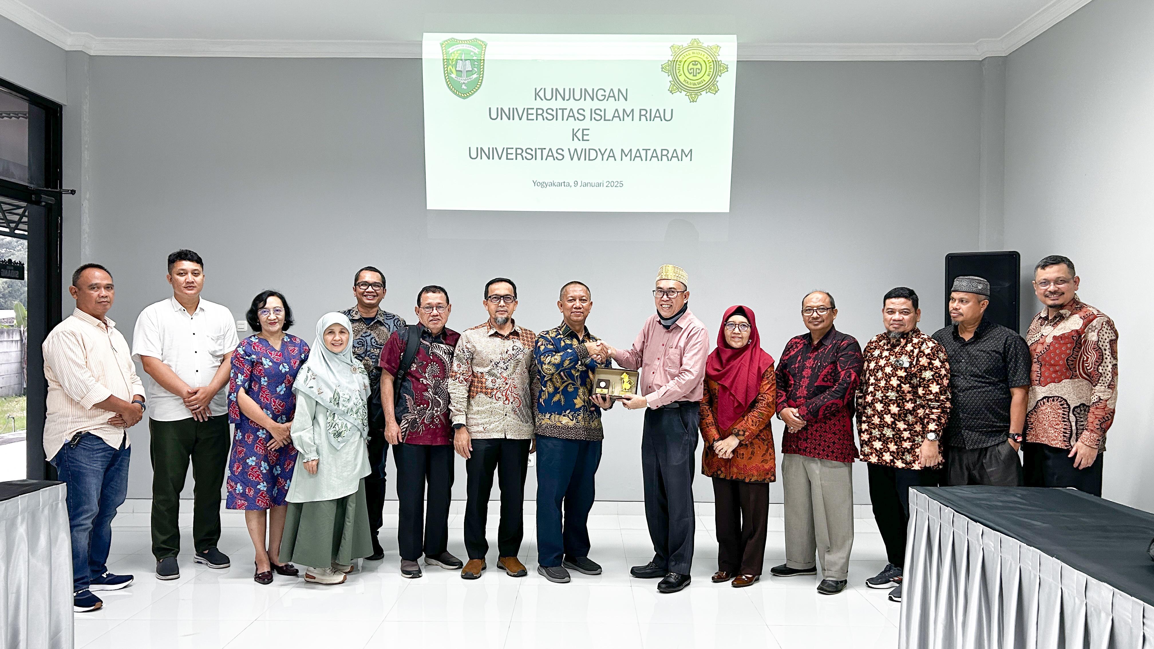 Tindaklanjuti Kerjasama, Universitas Islam Riau Kunjungi Universitas Widya Mataram