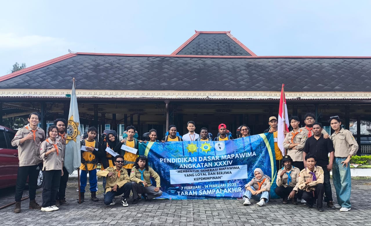 UKM MAPAWIMA menyelenggarakan Diksar ke-34 untuk Para Calon Anggota Baru
