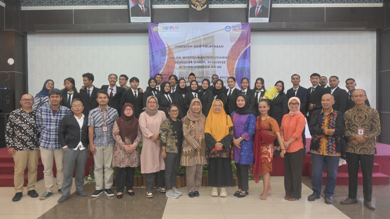 Fisipol UWM Meluluskan 23 Mahasiswa dalam Yudisium Semester Ganjil 2024/2025