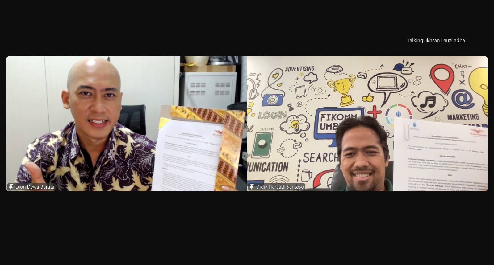 Dukung Mahasiswa Jadi Pengusaha, Fikomm UMBY dan WEN Jalin Kerja Sama