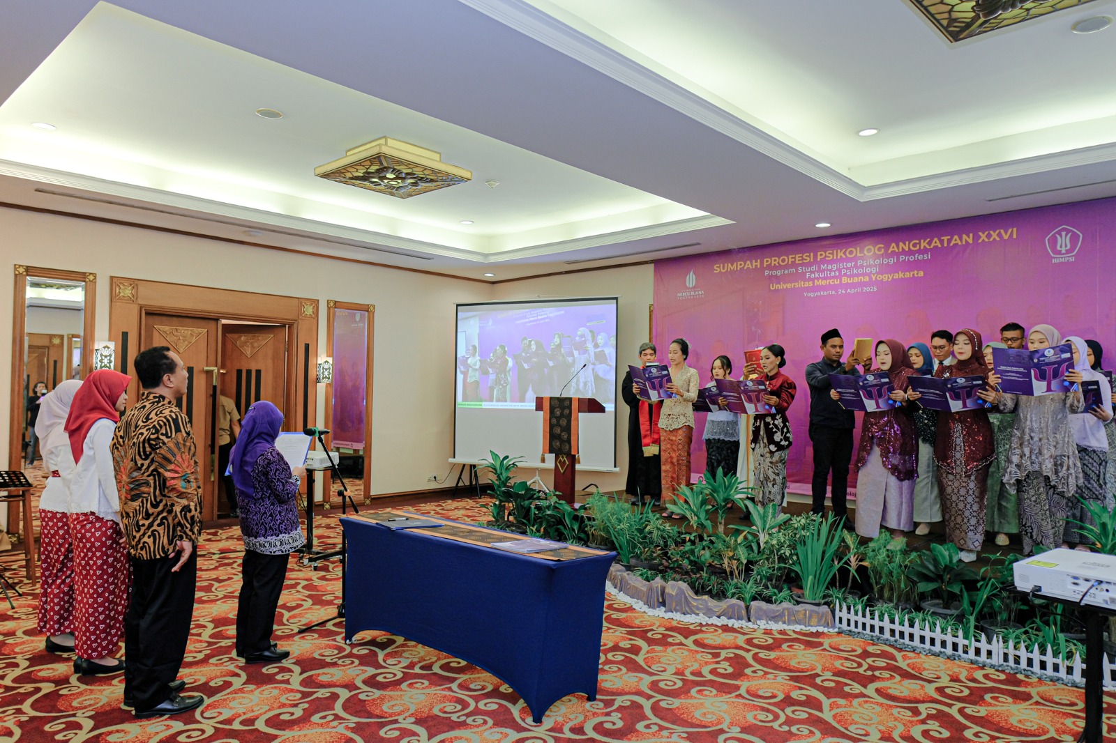 Sumpah Profesi Psikolog Angkatan XXVI UMBY, Cetak Psikolog Profesional Siap Mengabdi untuk Masyarakat