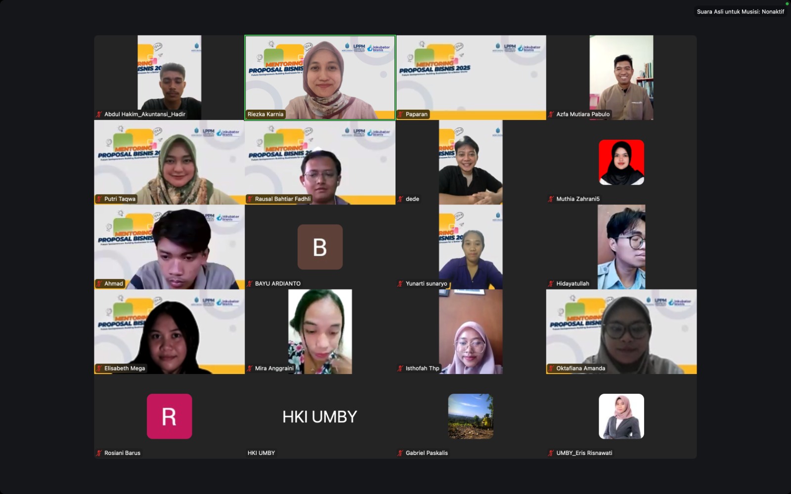 UMBY Cetak Entrepreneur Muda Lewat Mentoring Bisnis 2025