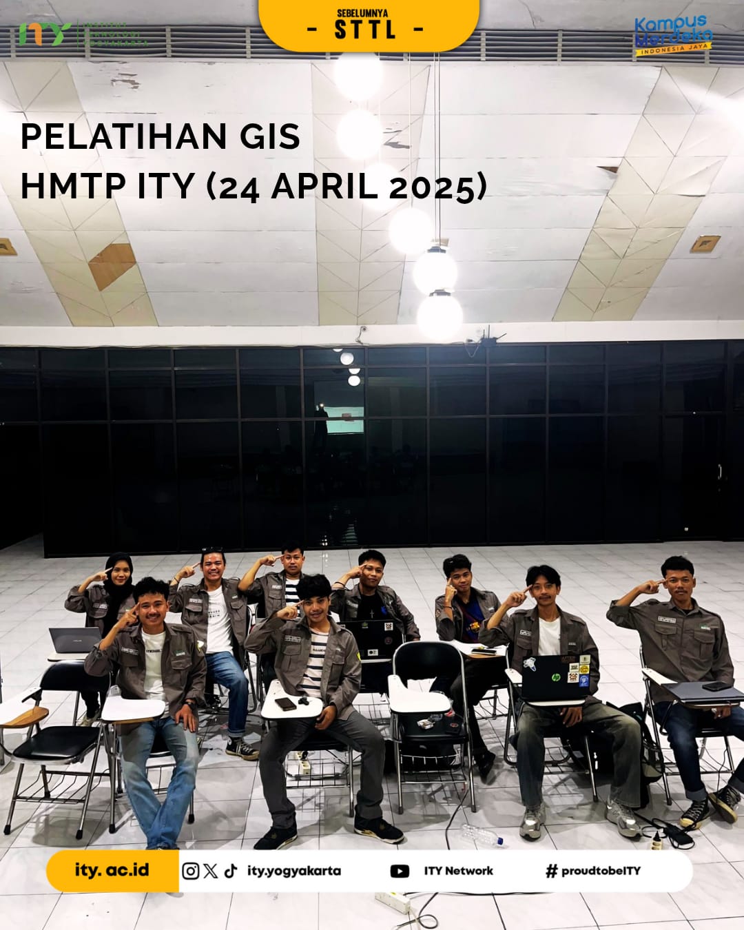 HMTP ITY Gelar Pelatihan GIS