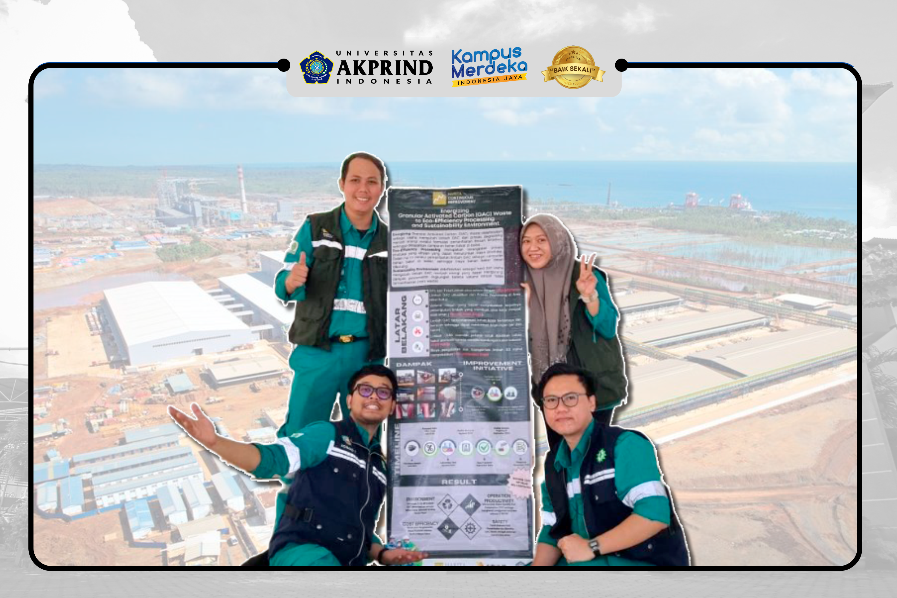Alumni Teknik Kimia Akprind University Raih Juara Pertama di Kompetisi Harita Continuous Improvement