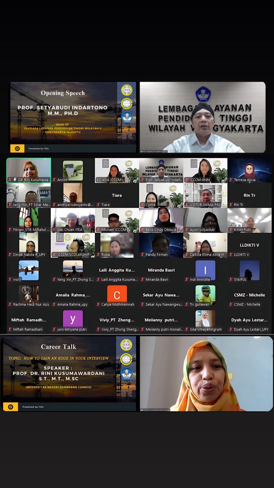Kolaborasi LLDIKTI Wilayah V dan ITEA ICCM: Online Recruitment for the Construction Sector
