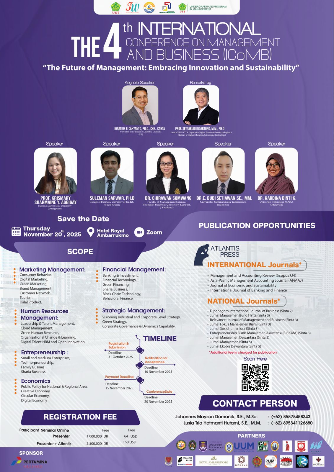 The 4th International Conference on Management and Business (ICoMB) 2025