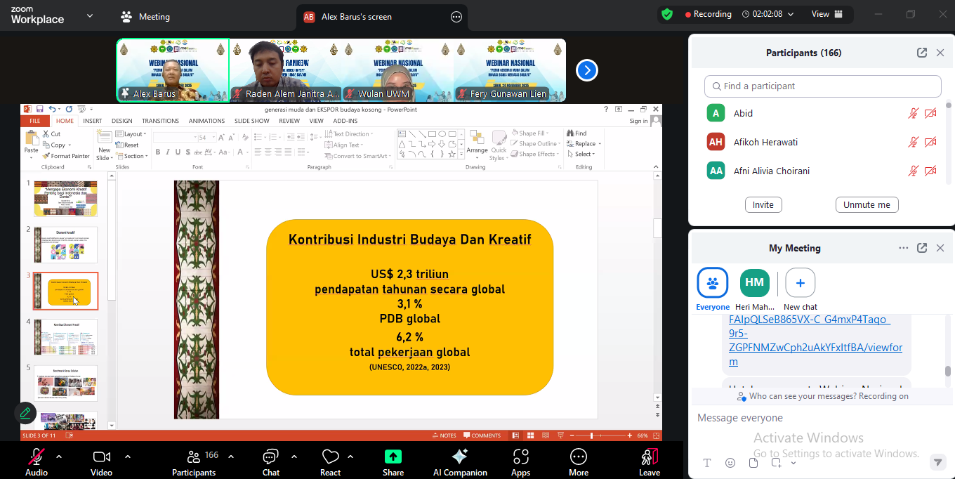 Ekonomi Kreatif dan Masa Depan Generasi Muda
