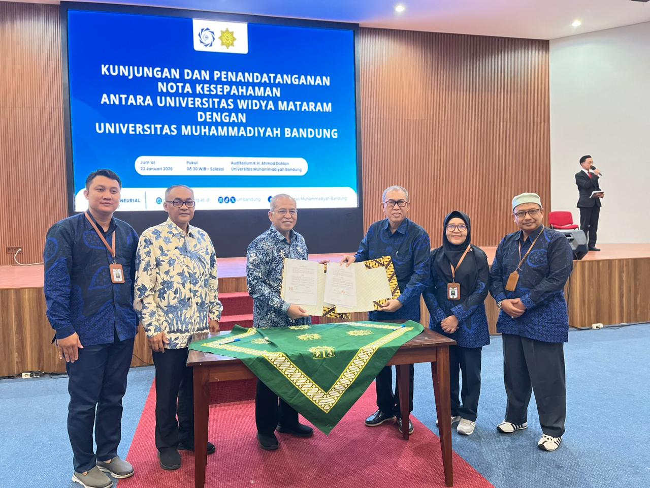 UWM Teken Nota Kesepahaman dengan Universitas Muhammadiyah Bandung