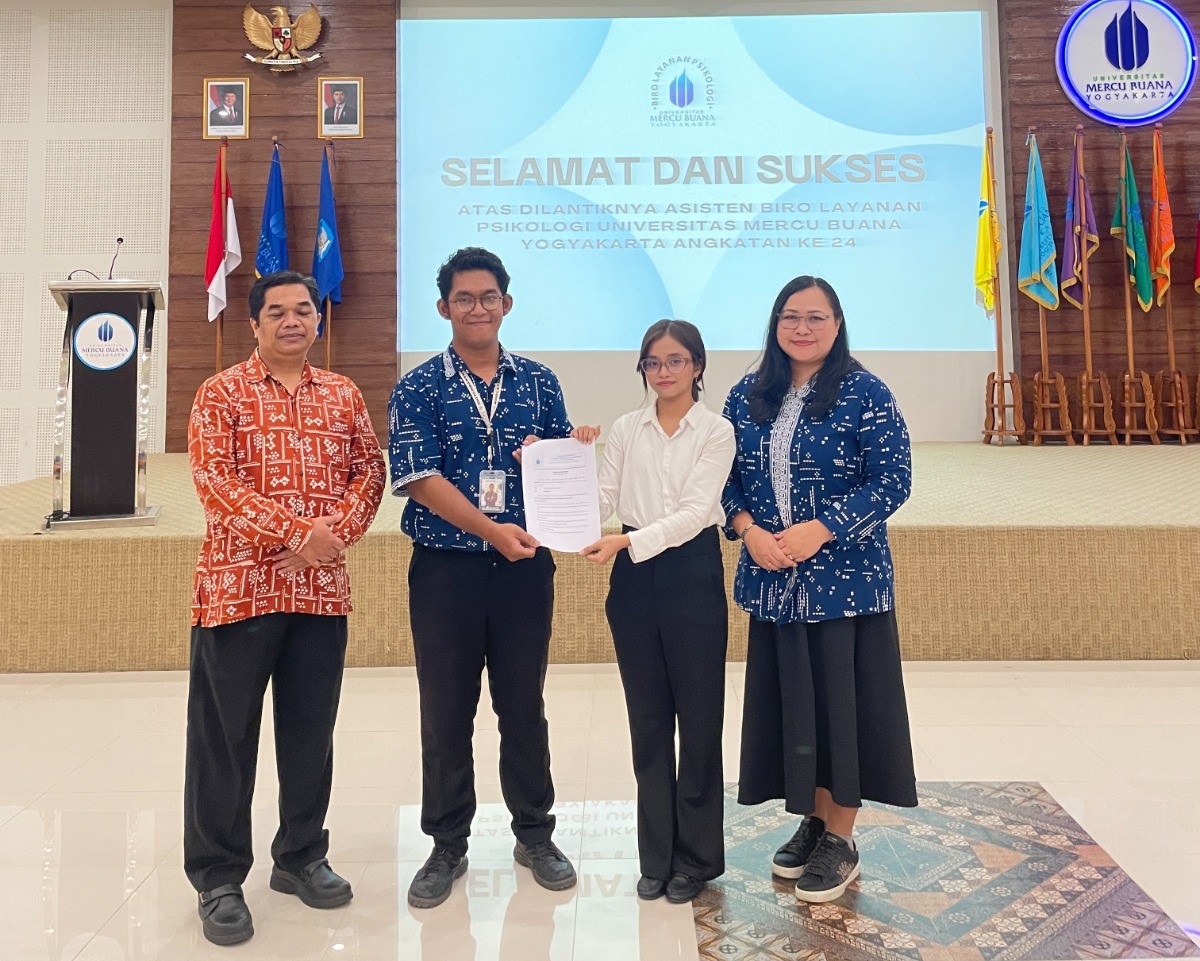 Biro Layanan Psikologi UMBY Sukses Gelar Serah Terima Jabatan Asisten Biro