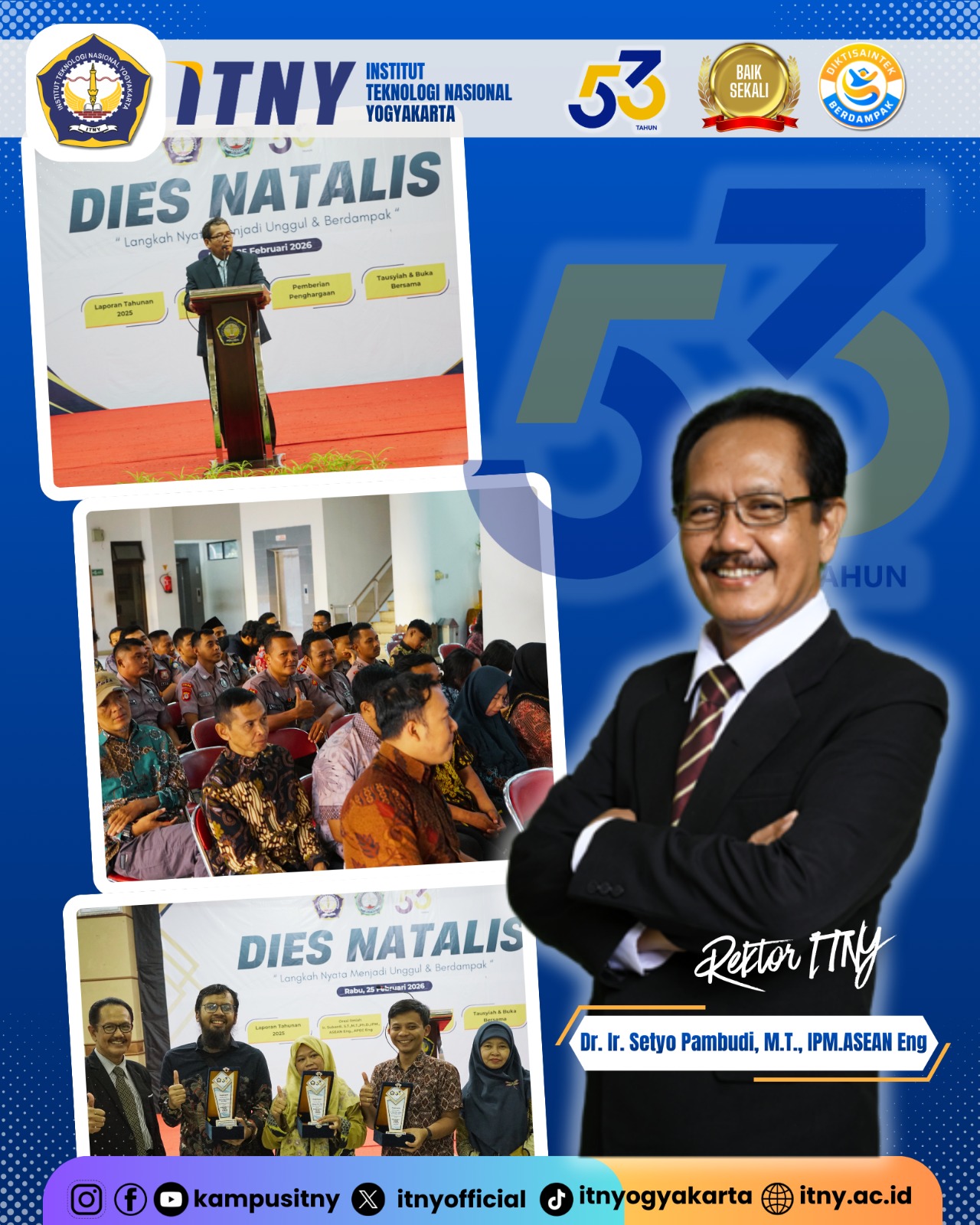 Dies Natalis ke-53 ITNY: “Langkah Nyata Menjadi Unggul dan Berdampak”