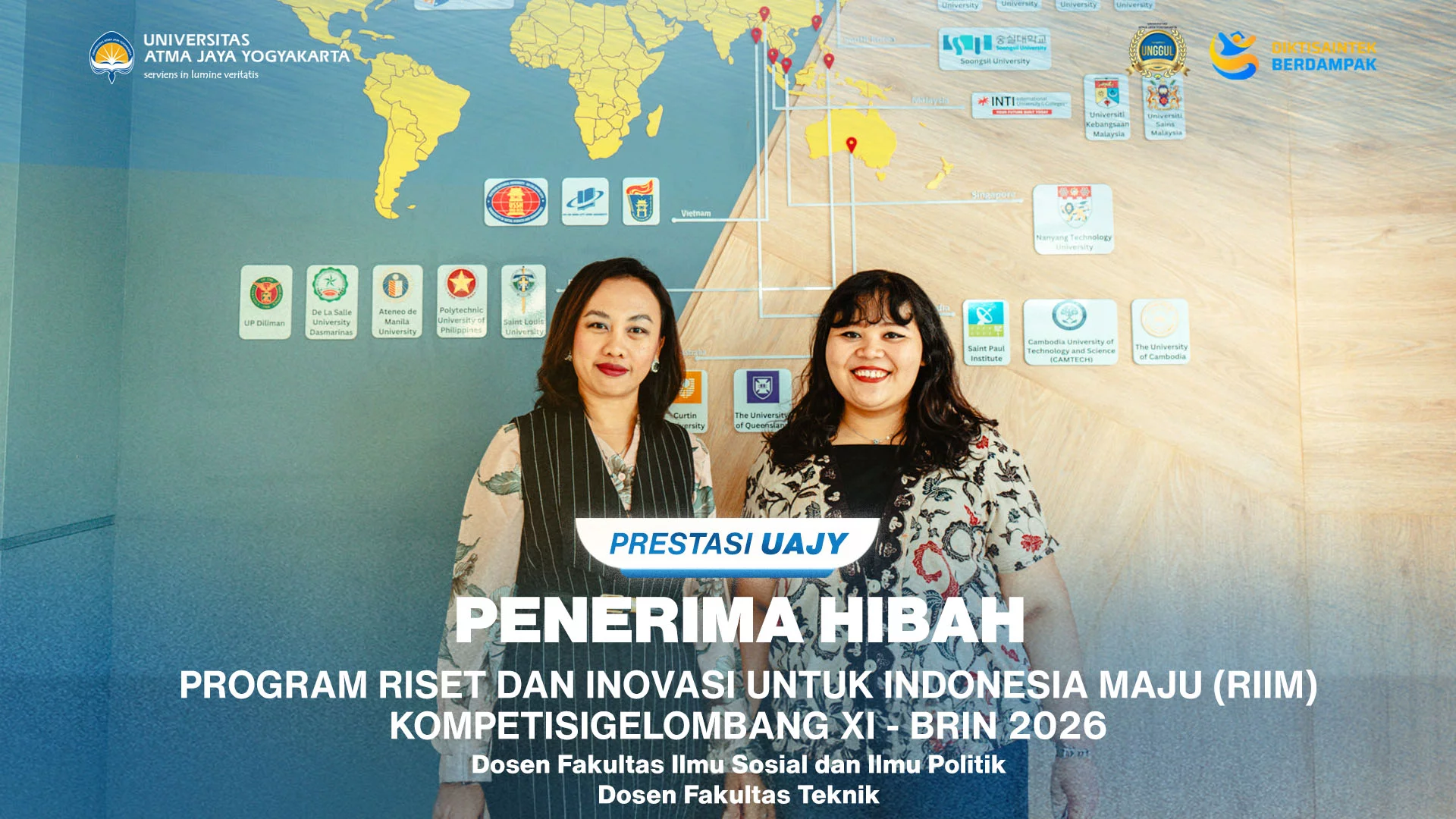 DOSEN FISIP UAJY RAIH HIBAH RIIM BRIN UNTUK KEMBANGKAN WISATA INKLUSIF DI YOGYAKARTA