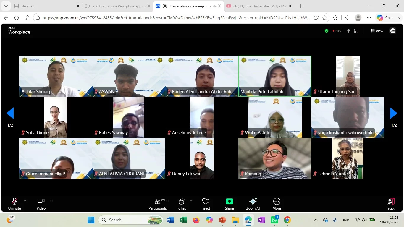 Program Studi Akuntansi UWM Gelar Webinar Perpajakan Siapkan Lulusan Unggul