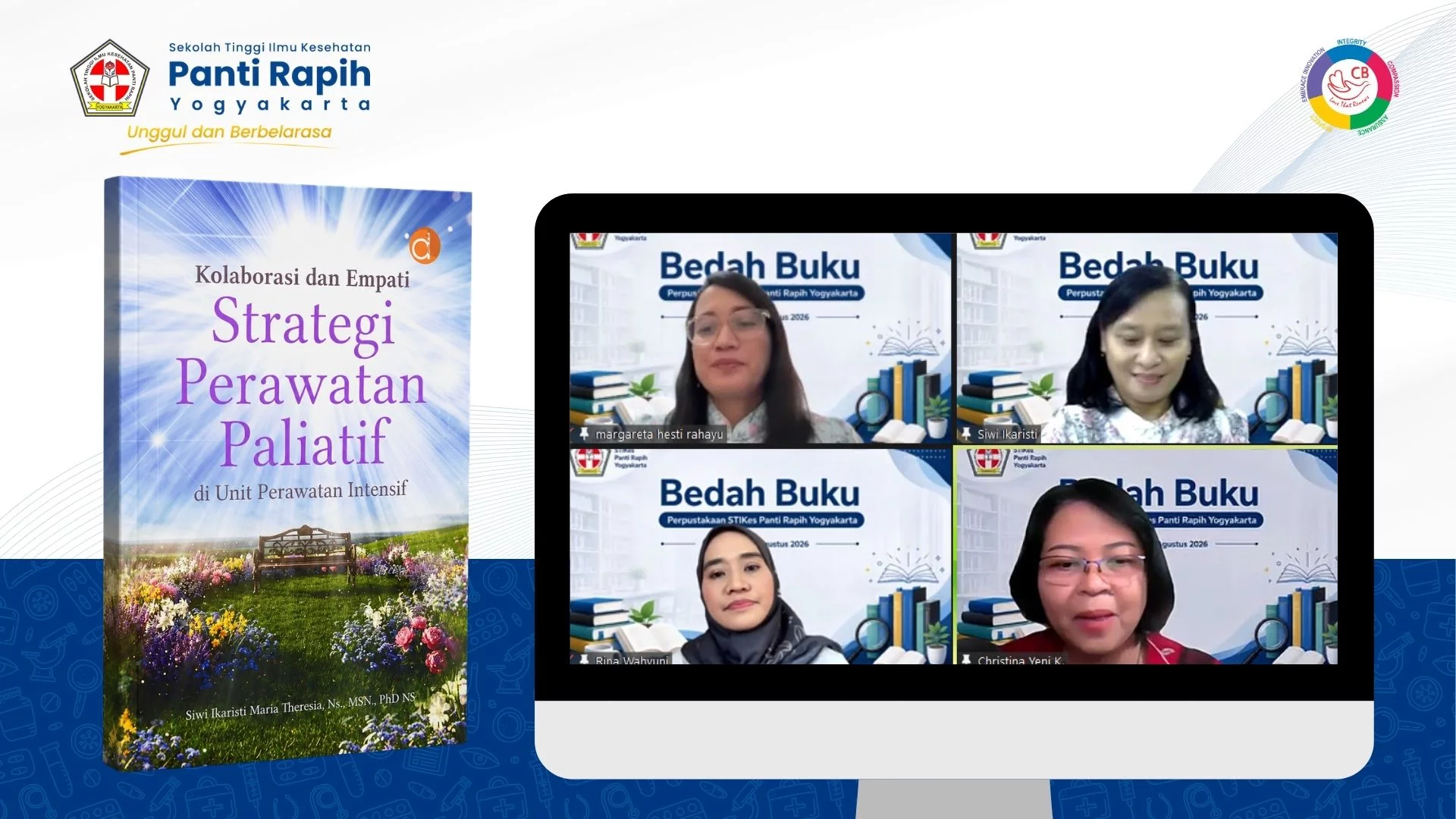 Perawatan Akhir Hayat  Menjadi Fokus Bedah Buku STIKes Panti Rapih