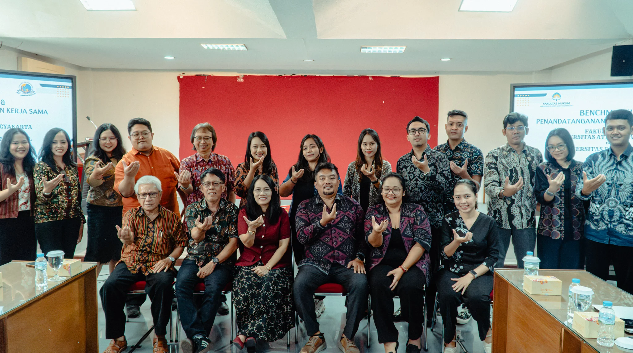 FH UAJY SAMBUT KUNJUNGAN BENCHMARKING DARI PRODI HUKUM UNBI