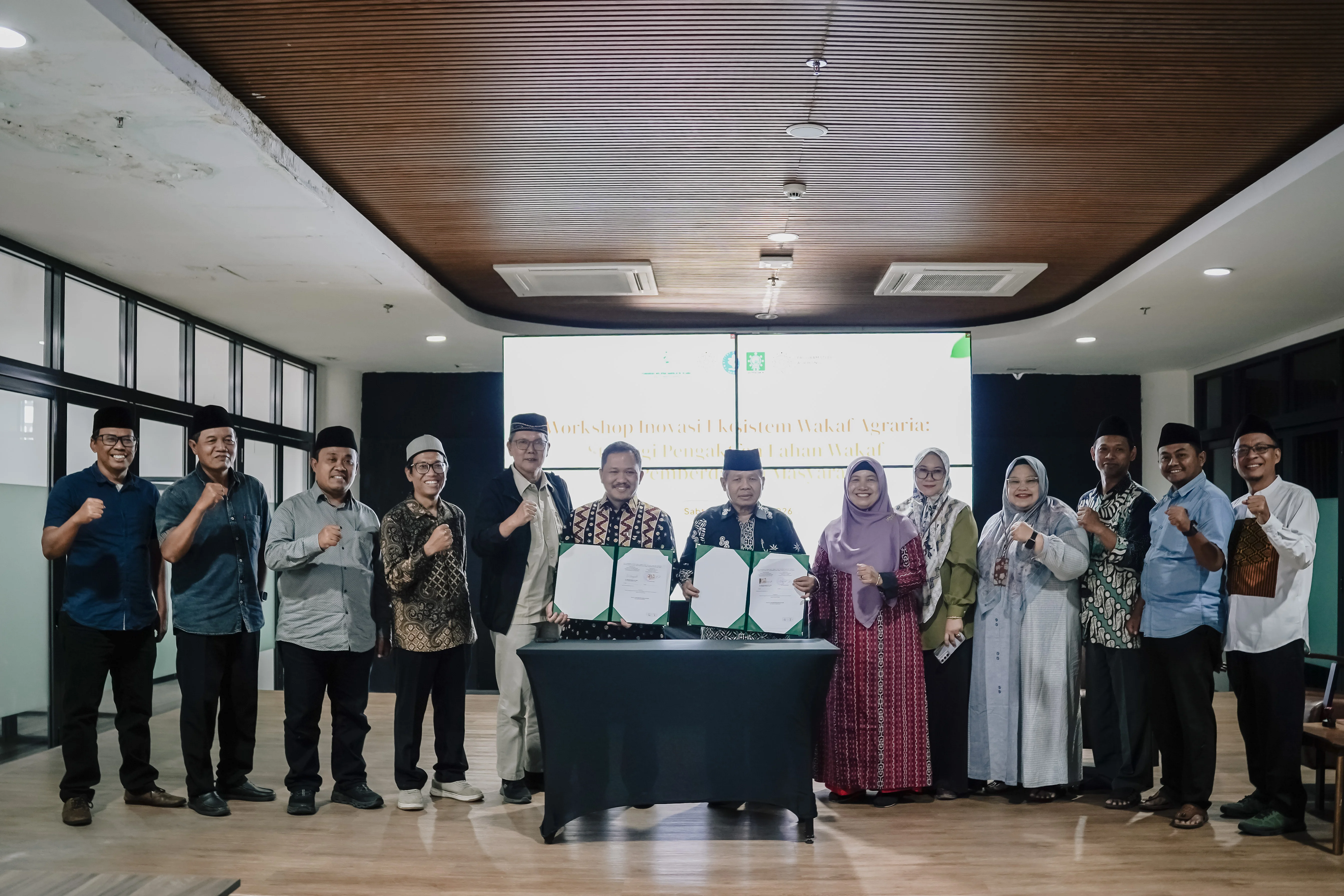 Kuatkan Ekonomi Masyarakat, Kolaborasi UNU Jogja dan IPB University Kembangkan Ekosistem Wakaf Agraria