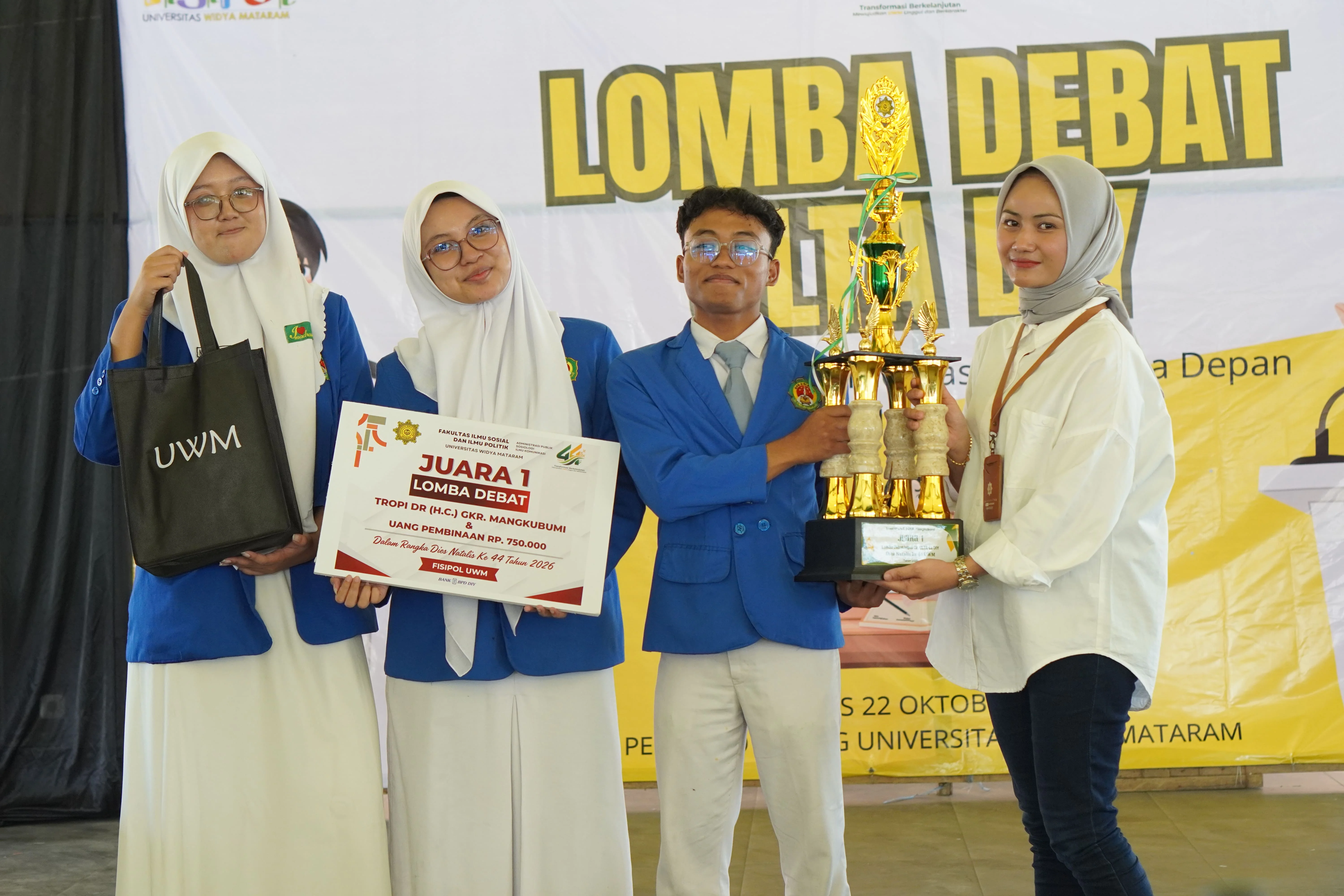 Fisipol UWM Gelar Lomba Debat SLTA DIY: Dorong Gen-Z Kritis dan Peduli Masa Depan Indonesia