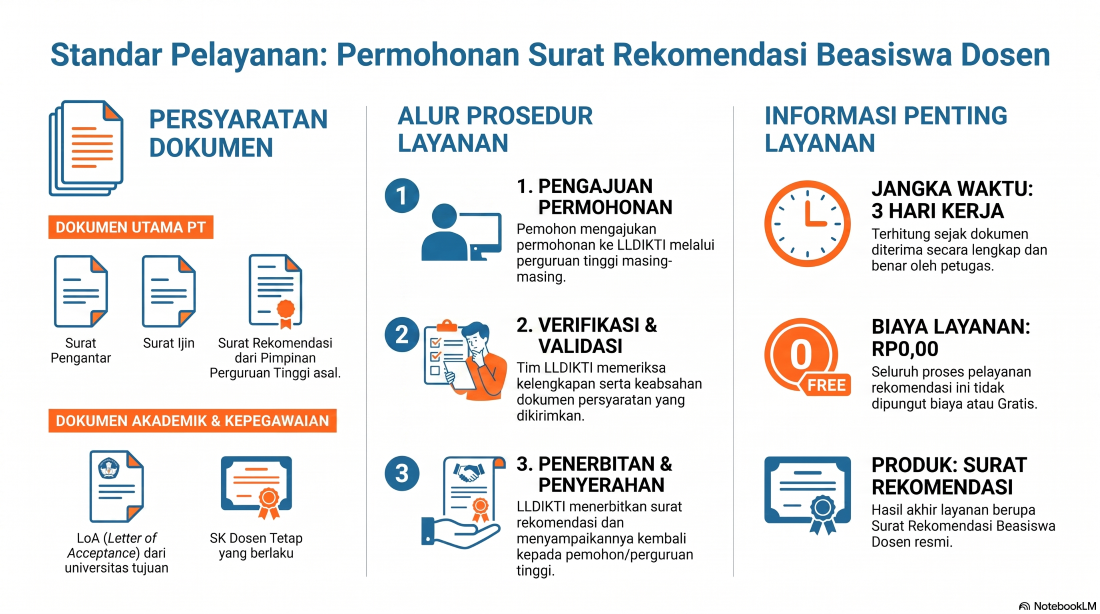 Permohonan Surat Rekomendasi Beasiswa Dosen